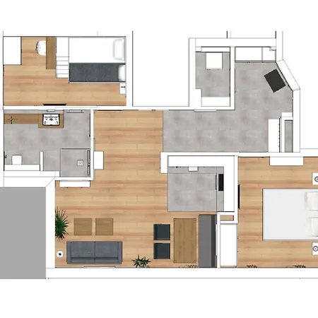 Seeblick Strandgold, Exklusive Mit Meerblick Apartament